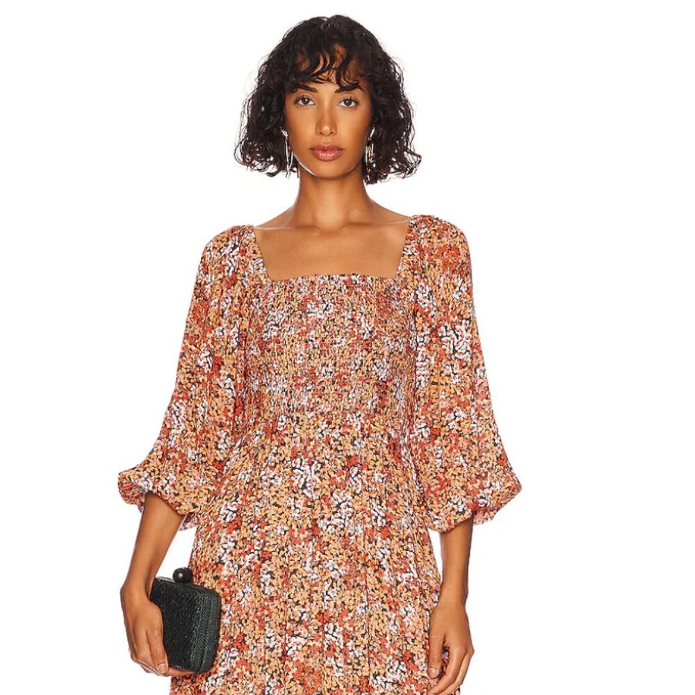Floral Midi Dress (Minkpink)